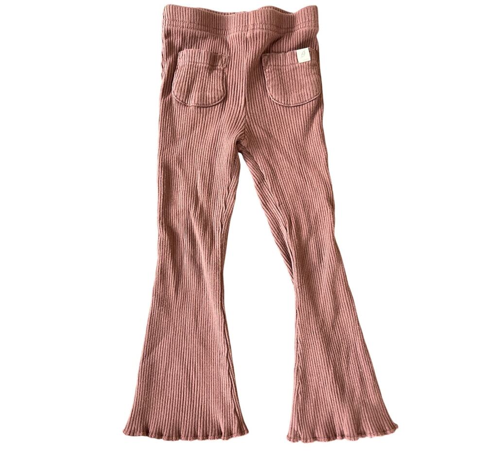 Easy Peasy 2T Cotton Toddler Leggings Rib Flare